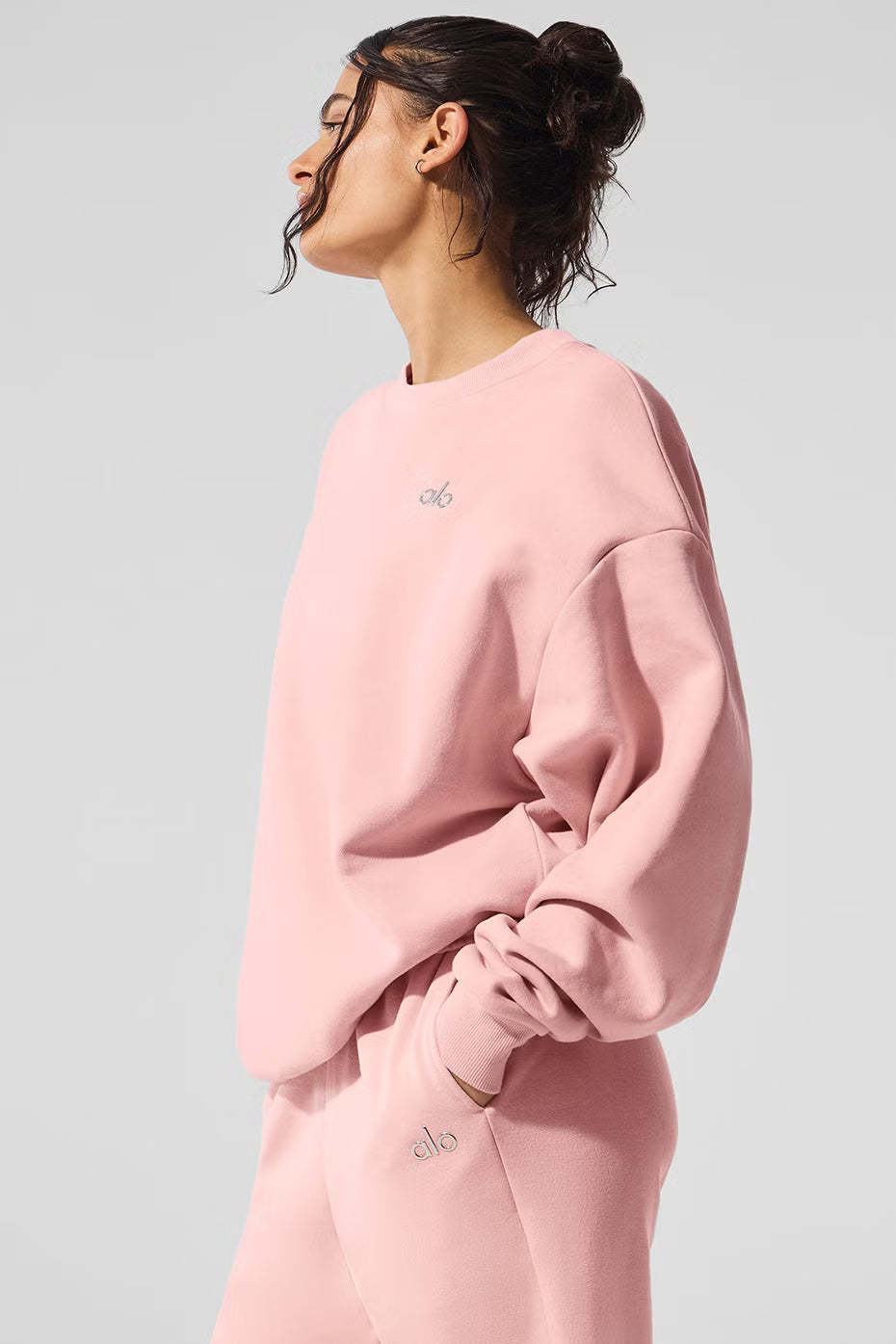 Pull ras du cou Accolade - rose Quartz
