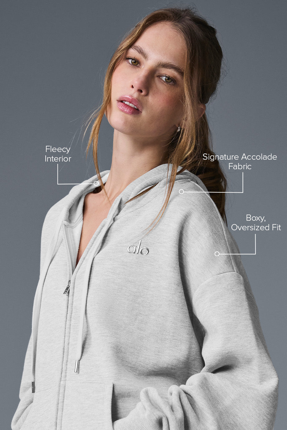 veste à capuche entièrement zippé - Accolade