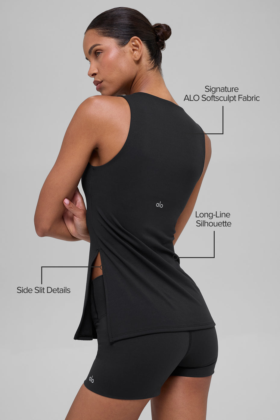 débardeur ALO - Softsculpt Precision longue "DE RETOUR EN STOCK"