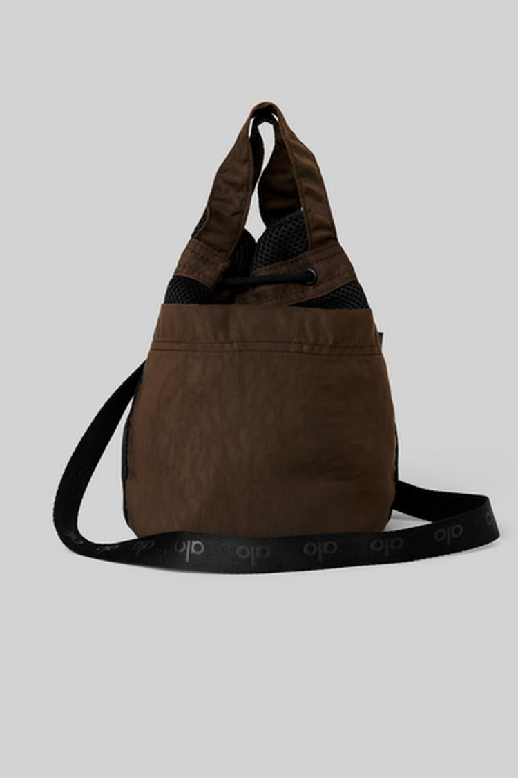 Sac seau à bandoulière - Espresso