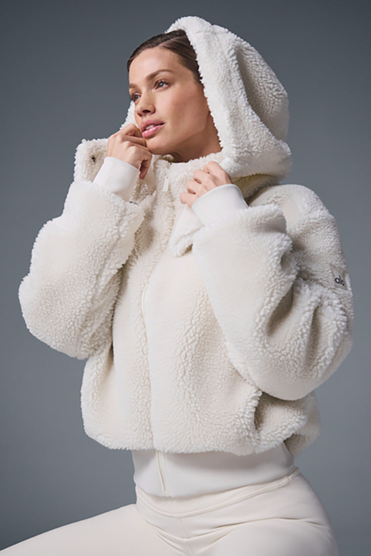 veste Foxy Sherpa  - blanc " DE RETOUR EN STOCK "