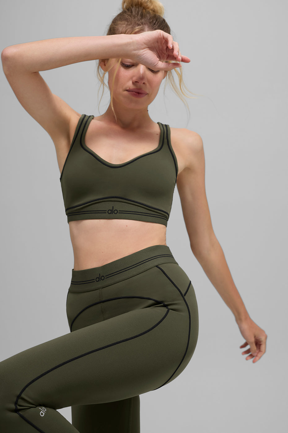 Soutien-gorge Heart Throb  airbrush - vert olive